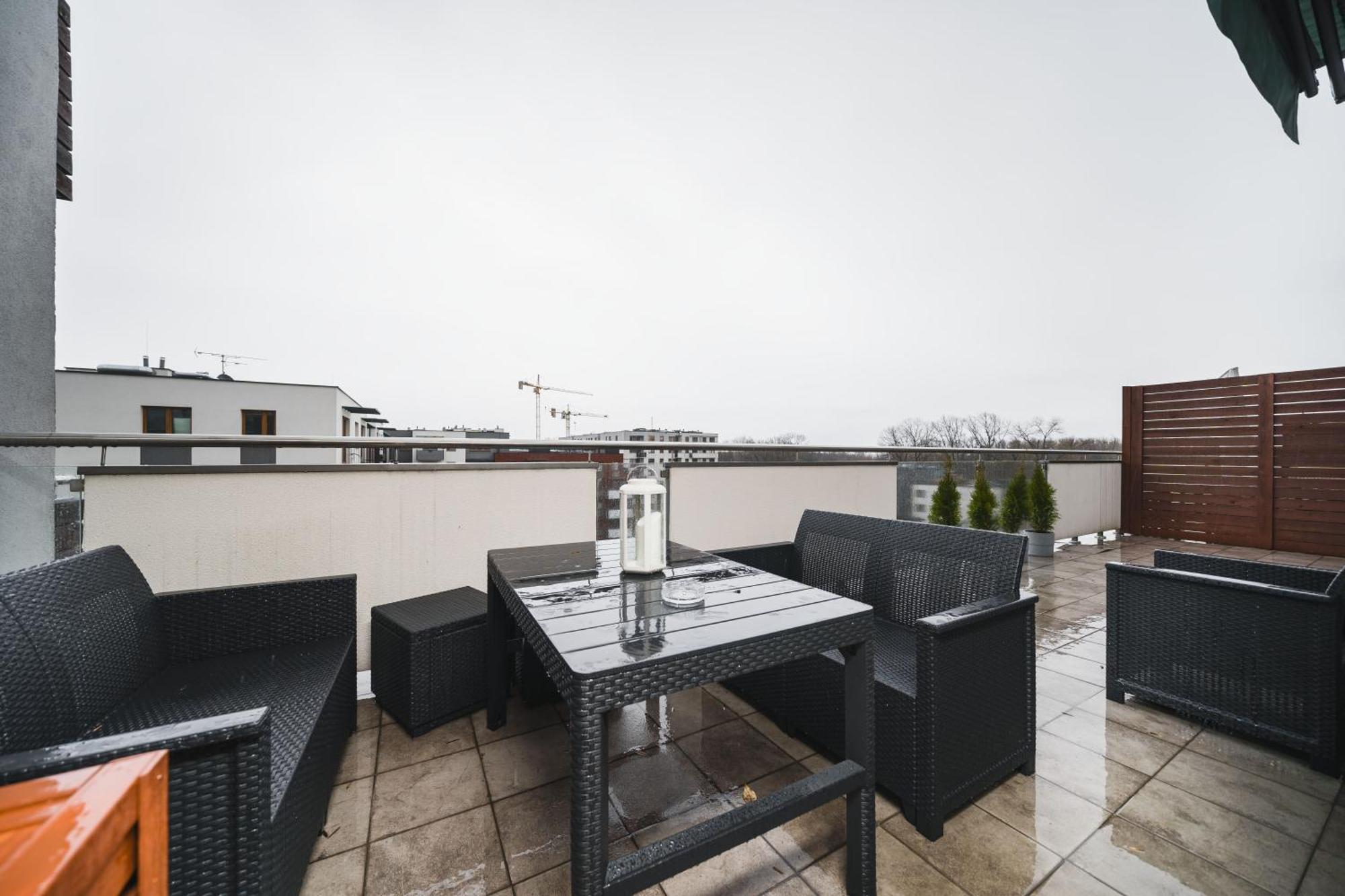 Apartament Z Tarasem Oraz Podziemnym Parkingiem Apartment คราคูฟ ภายนอก รูปภาพ