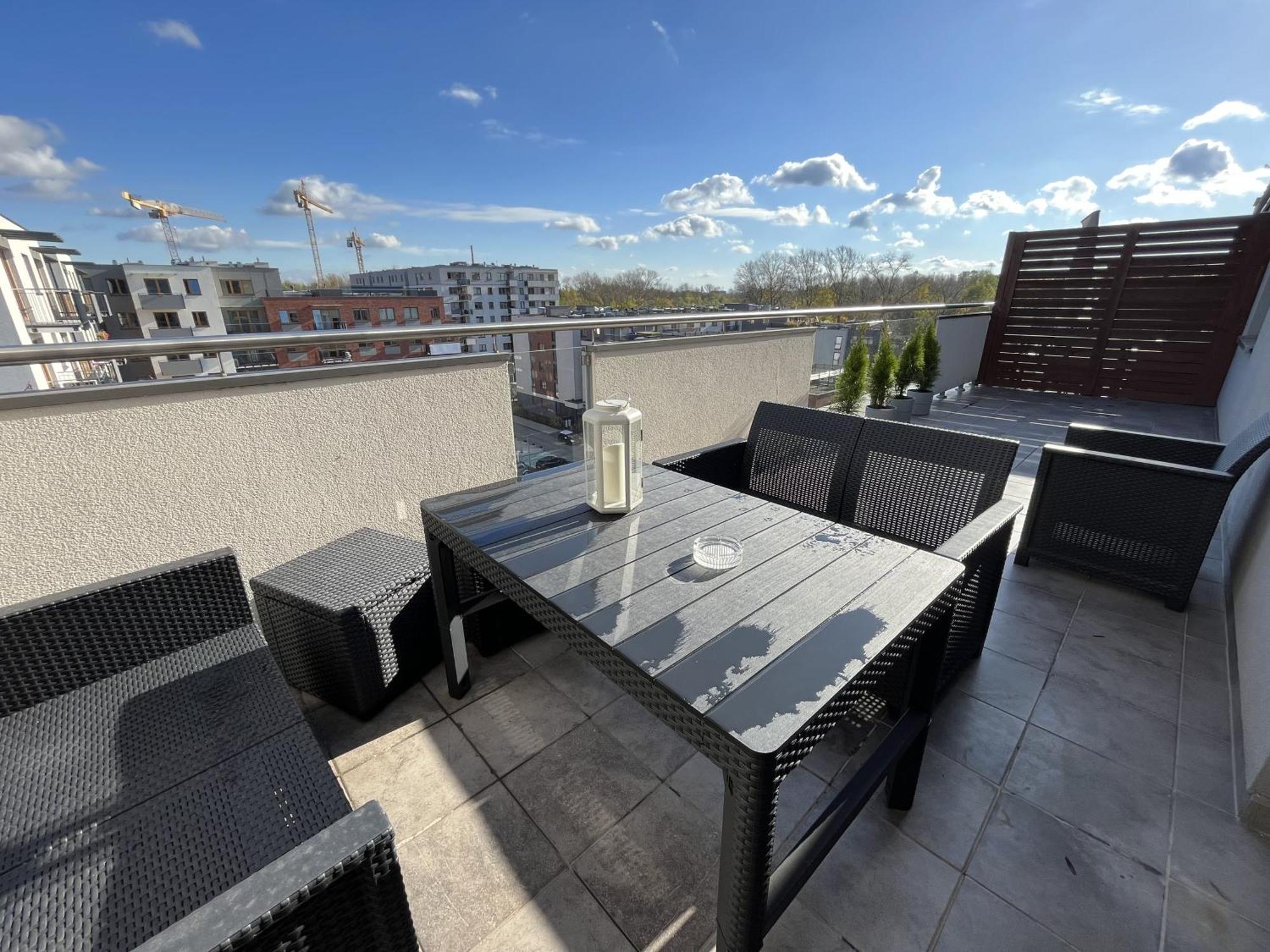 Apartament Z Tarasem Oraz Podziemnym Parkingiem Apartment คราคูฟ ภายนอก รูปภาพ